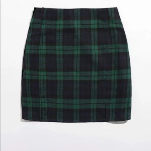 Plaid Mini Skirt